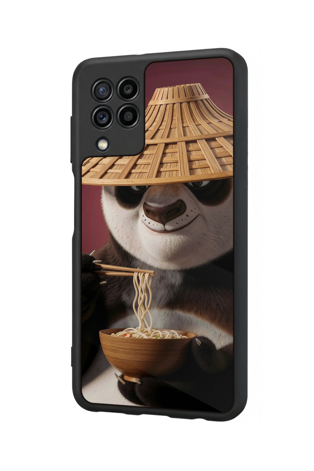 Samsung Galaxy M32 Uyumlu Kung Fu Panda Tasarımlı Glossy Premium Kılıf