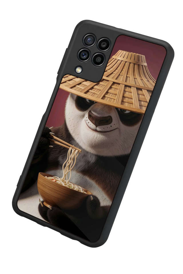 Samsung Galaxy M32 Uyumlu Kung Fu Panda Tasarımlı Glossy Premium Kılıf