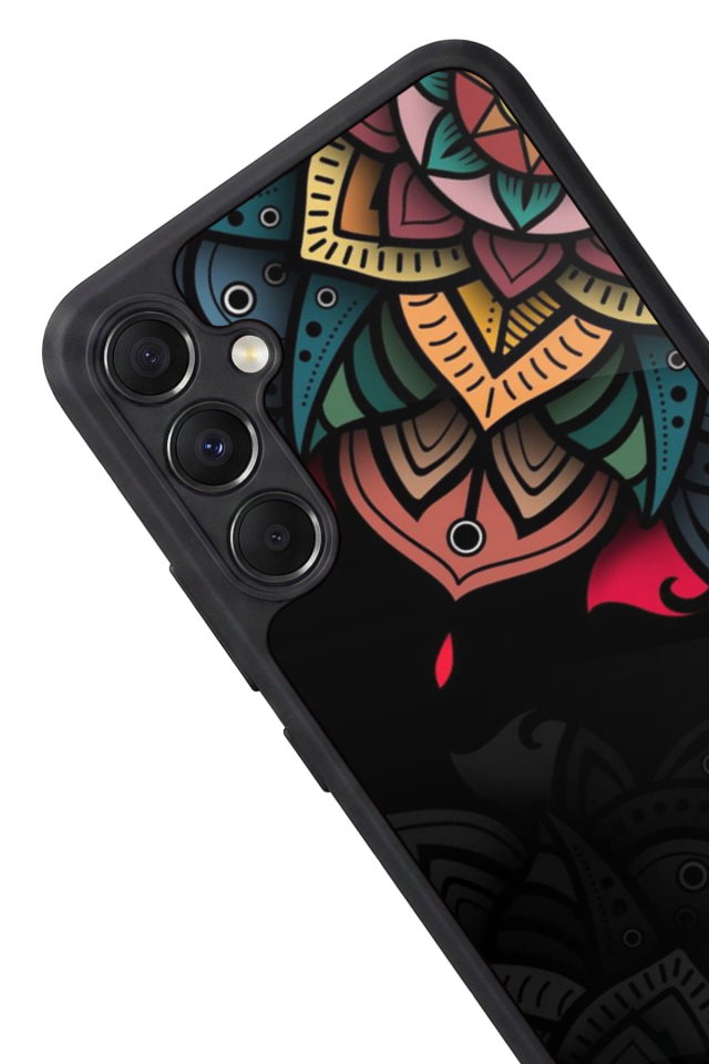Samsung Galaxy A34 Uyumlu Mandala Tasarımlı Glossy Premium Kılıf