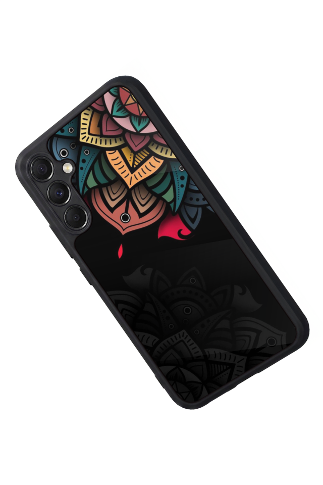 Samsung Galaxy A34 Uyumlu Mandala Tasarımlı Glossy Premium Kılıf