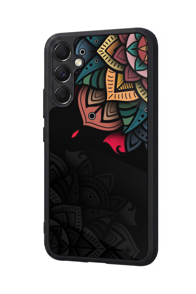 Samsung Galaxy A34 Uyumlu Mandala Tasarımlı Glossy Premium Kılıf