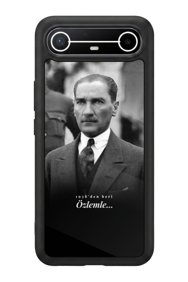 Tecno Spark Slim 5G Uyumlu Mustafa Kemal Ataturk Tasarımlı Glossy Premium Kılıf