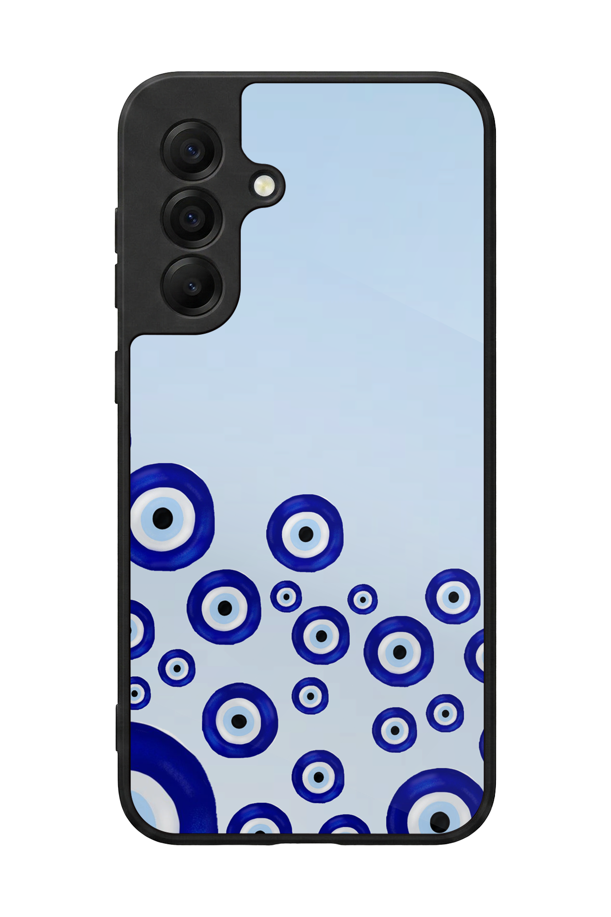 Samsung Galaxy A17 Uyumlu Nazar Tasarımlı Glossy Premium Kılıf