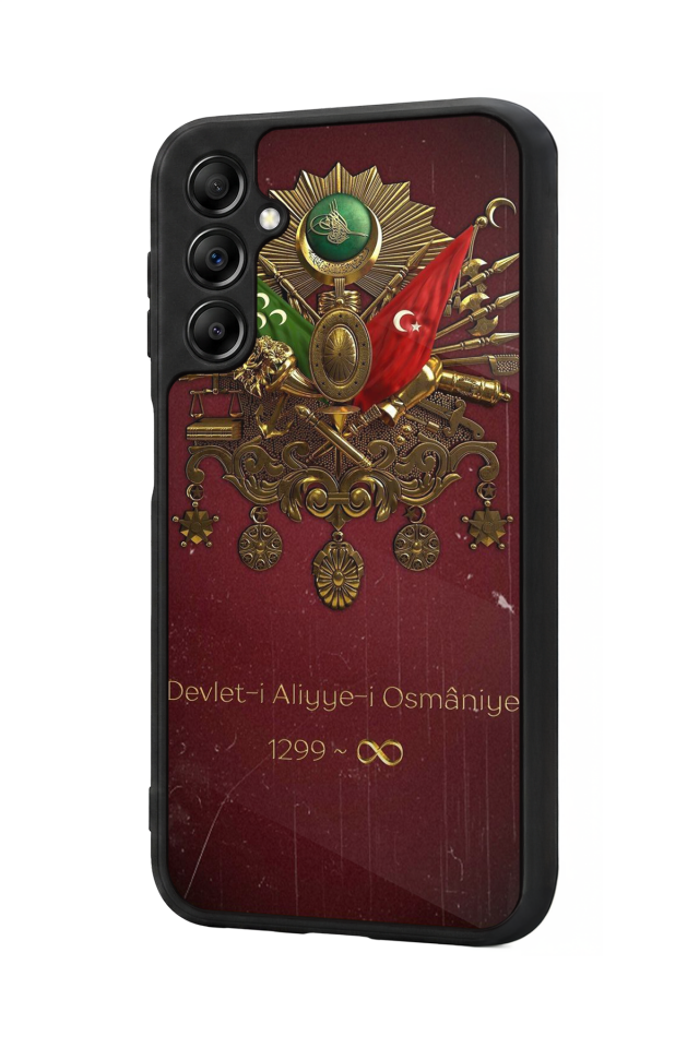 Samsung Galaxy A14 Uyumlu Osmanli Tugrasi Tasarımlı Glossy Premium Kılıf