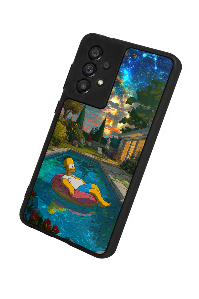 Samsung Galaxy A73 Uyumlu The Simpsons Tasarımlı Glossy Premium Kılıf