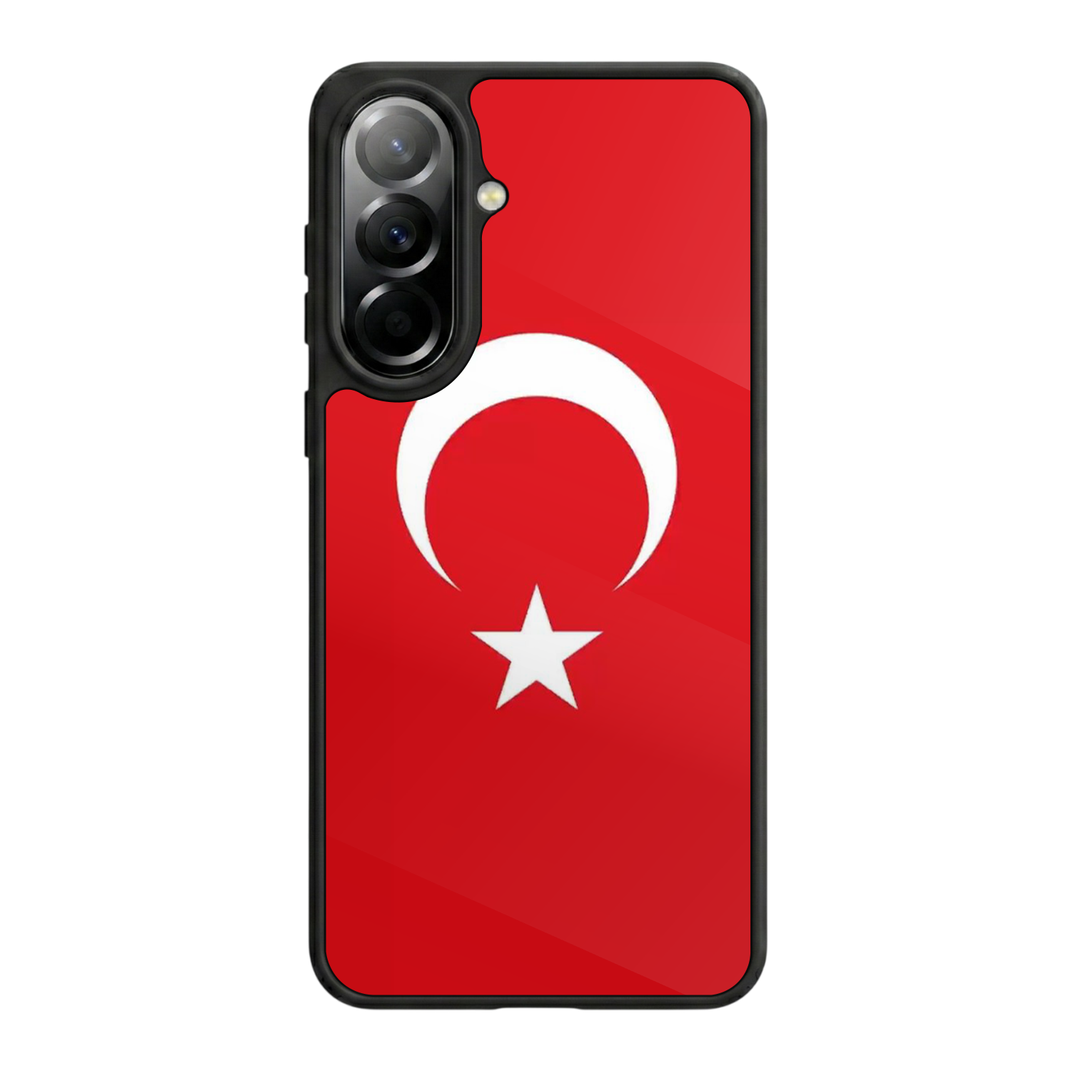 Samsung Galaxy A37 Uyumlu Türk Bayragi Tasarımlı Glossy Premium Kılıf