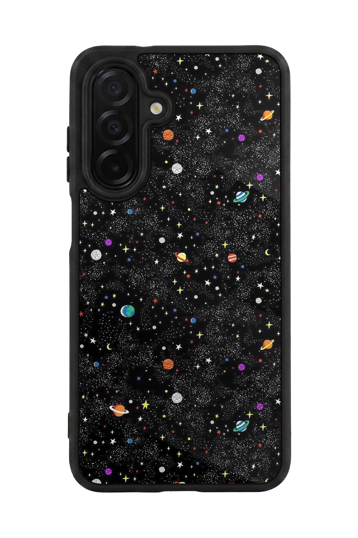 Samsung Galaxy A36 Uyumlu Uzay Tasarımlı Glossy Premium Kılıf