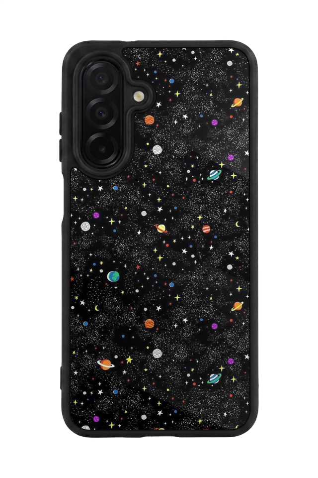 Samsung Galaxy A36 Uyumlu Uzay Tasarımlı Glossy Premium Kılıf