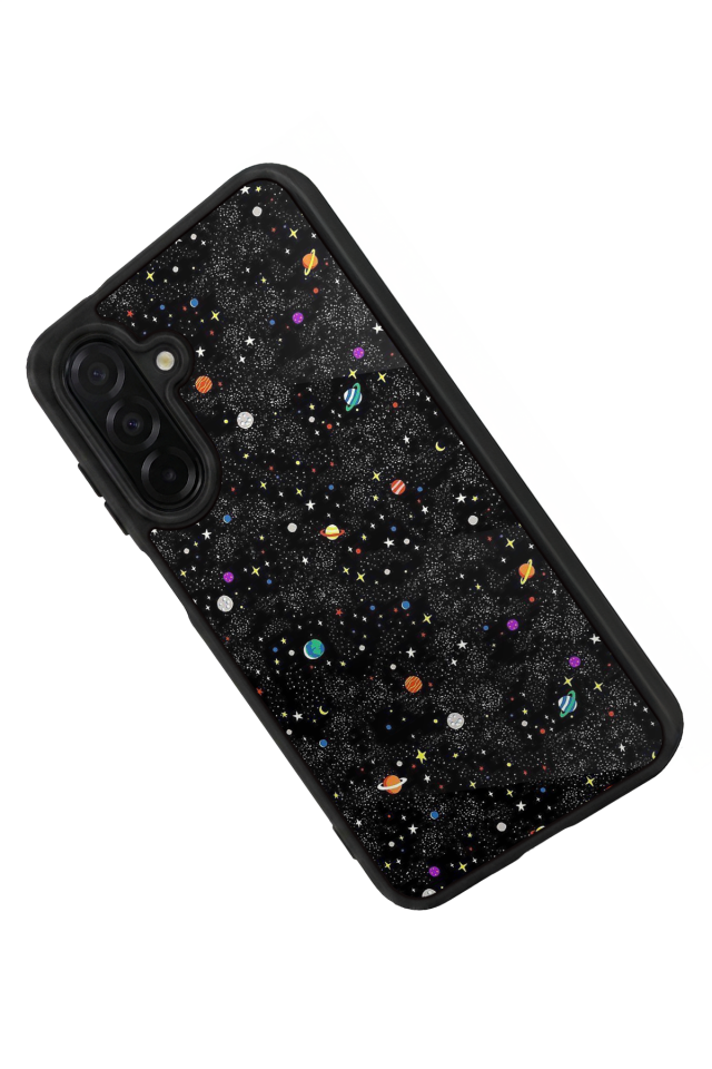 Samsung Galaxy A36 Uyumlu Uzay Tasarımlı Glossy Premium Kılıf