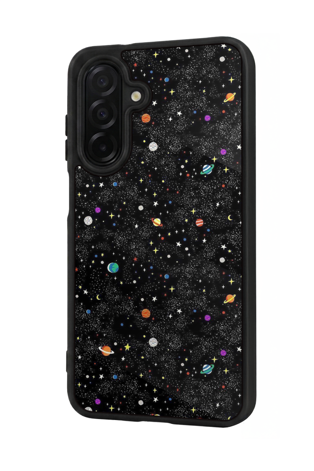Samsung Galaxy A36 Uyumlu Uzay Tasarımlı Glossy Premium Kılıf