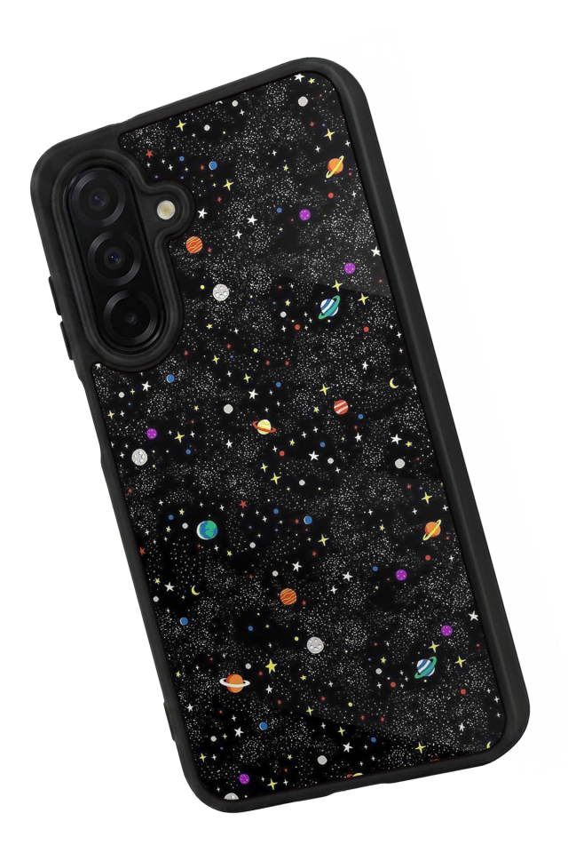Samsung Galaxy A36 Uyumlu Uzay Tasarımlı Glossy Premium Kılıf