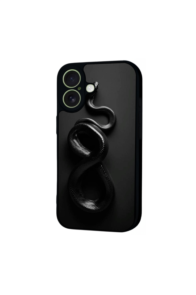 iPhone 17 Uyumlu Yılan Tasarımlı Glossy Premium Kılıf