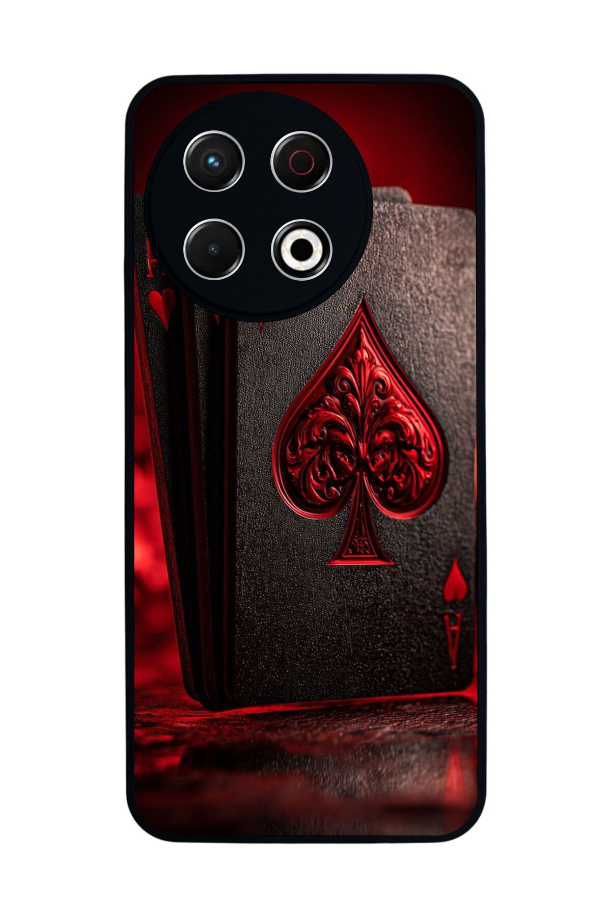 Tecno Spark 30 Pro Uyumlu Kart Tasarımlı Glossy Premium Kılıf