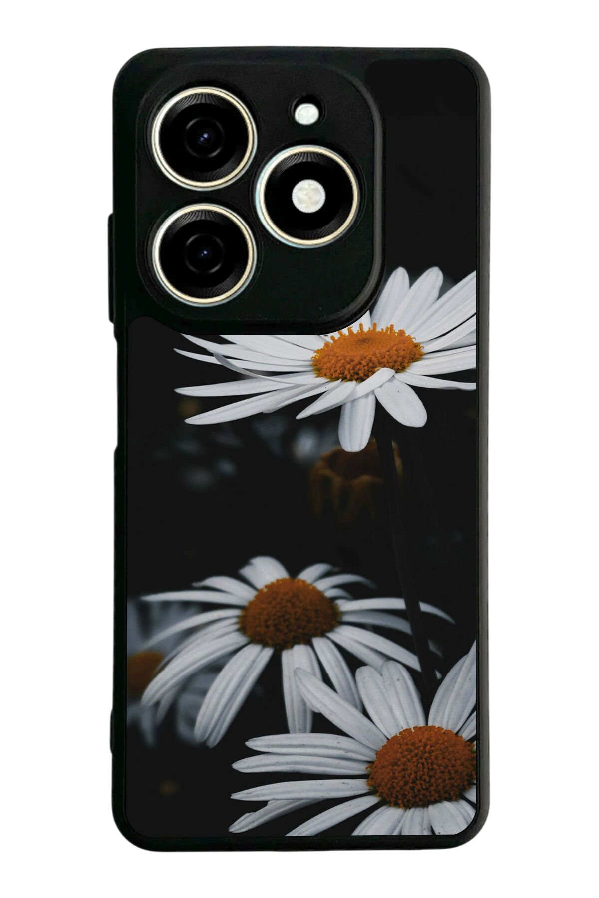 Tecno Spark 20/20C Uyumlu Cicek Tasarımlı Glossy Premium Kılıf