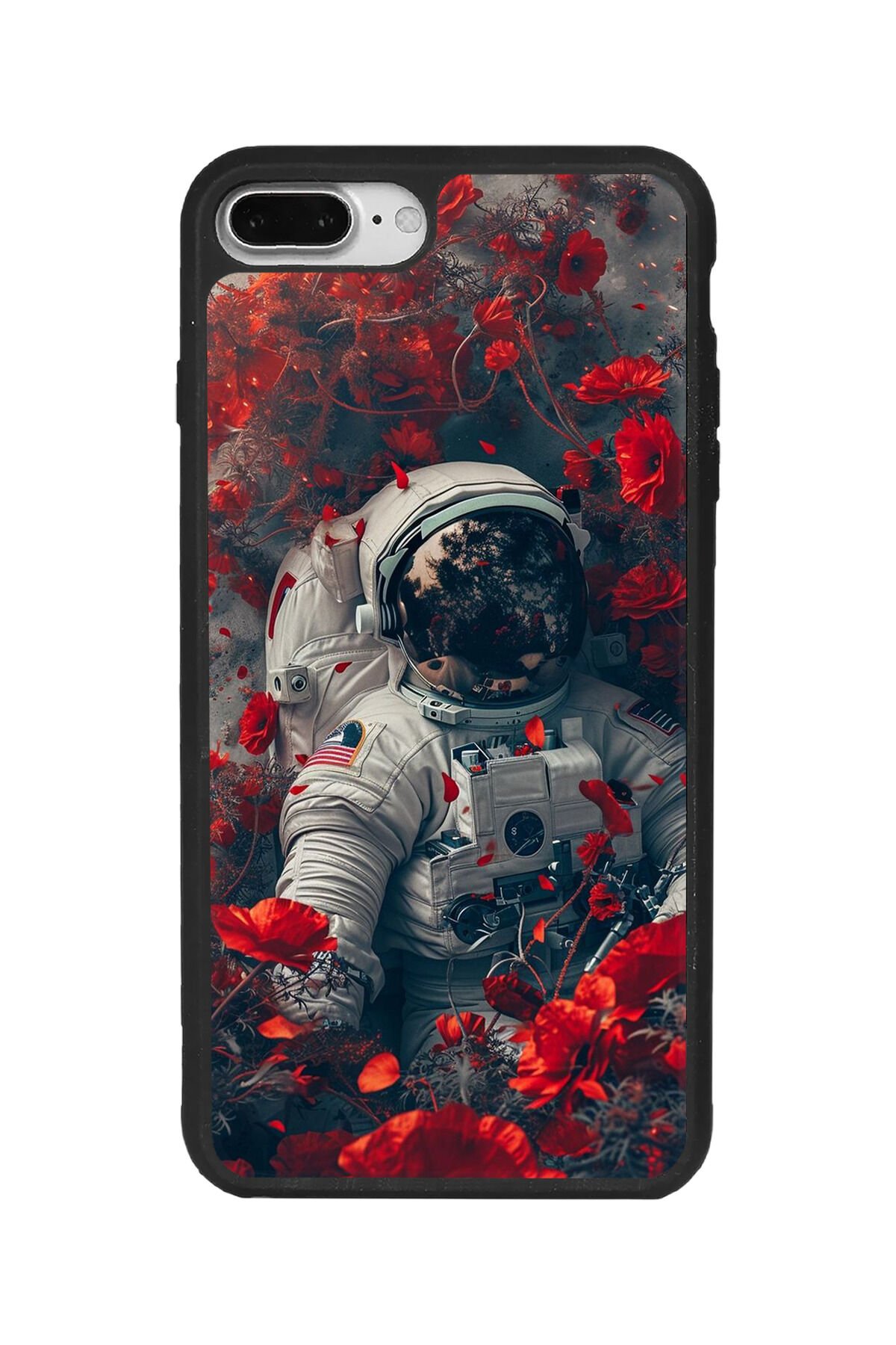 Apple iPhone 7 Plus Siyah Silikon Kılıf Çiziklere ve Darbelere Karşı Koruma