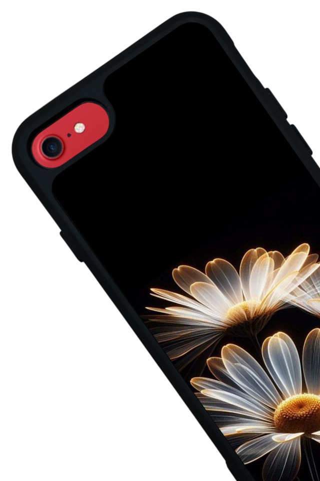 iPhone SE Uyumlu Cicek Tasarımlı Glossy Premium Kılıf