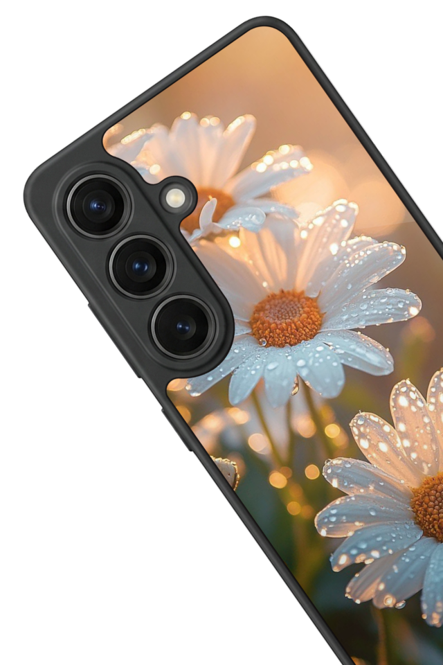Samsung Galaxy S26 Uyumlu Cicek Tasarımlı Glossy Premium Kılıf