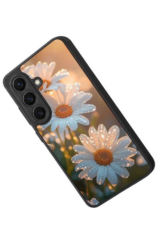 Samsung Galaxy S26 Uyumlu Cicek Tasarımlı Glossy Premium Kılıf
