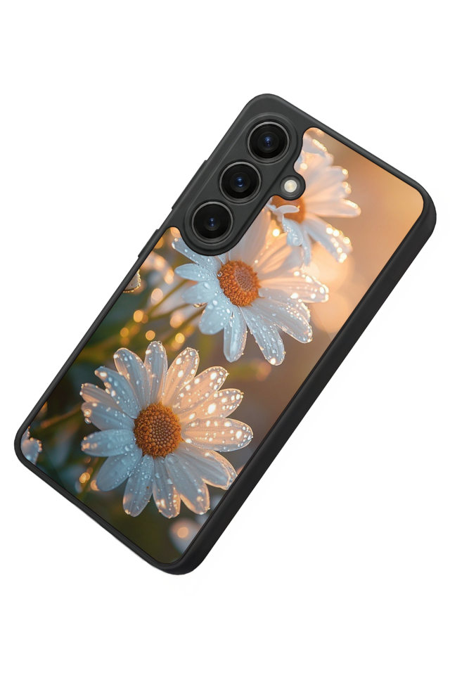 Samsung Galaxy S26 Uyumlu Cicek Tasarımlı Glossy Premium Kılıf
