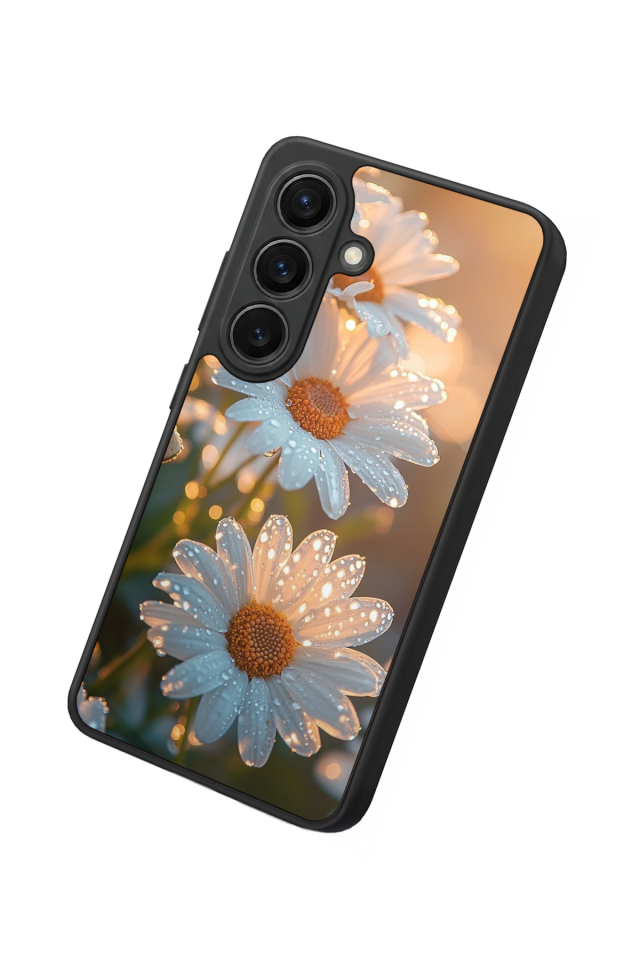 Samsung Galaxy S26 Uyumlu Cicek Tasarımlı Glossy Premium Kılıf