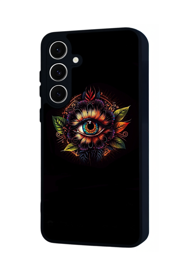 Samsung Galaxy S24 FE Uyumlu Göz Tasarımlı Glossy Premium Kılıf