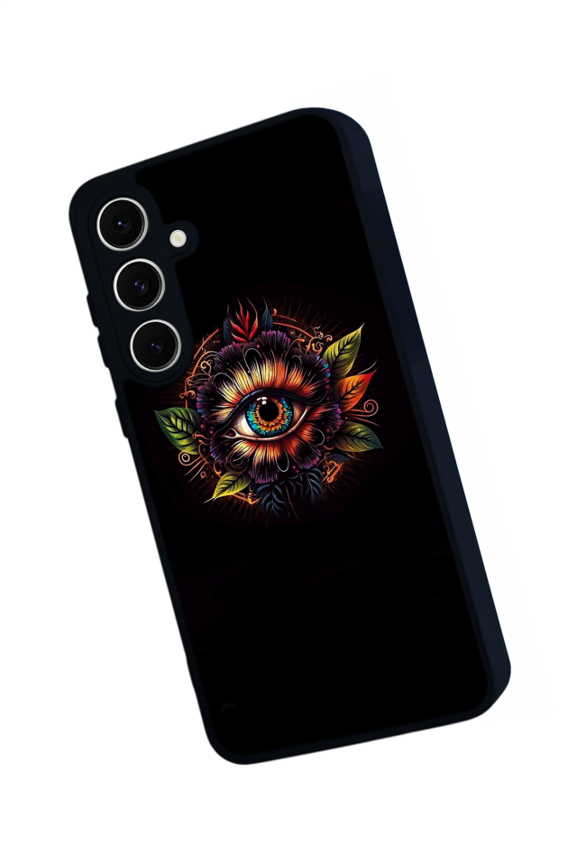 Samsung Galaxy S24 FE Uyumlu Göz Tasarımlı Glossy Premium Kılıf
