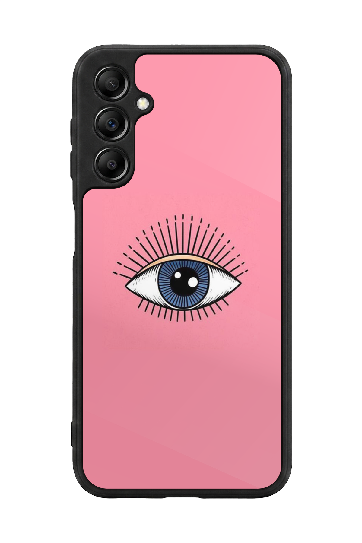 Samsung Galaxy A14 Uyumlu Göz Tasarımlı Glossy Premium Kılıf