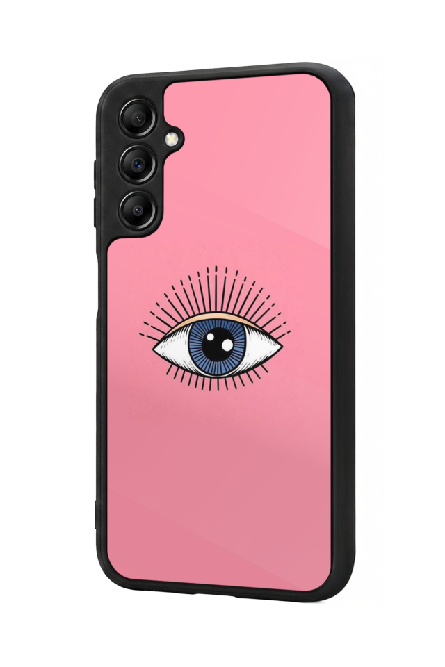 Samsung Galaxy A14 Uyumlu Göz Tasarımlı Glossy Premium Kılıf
