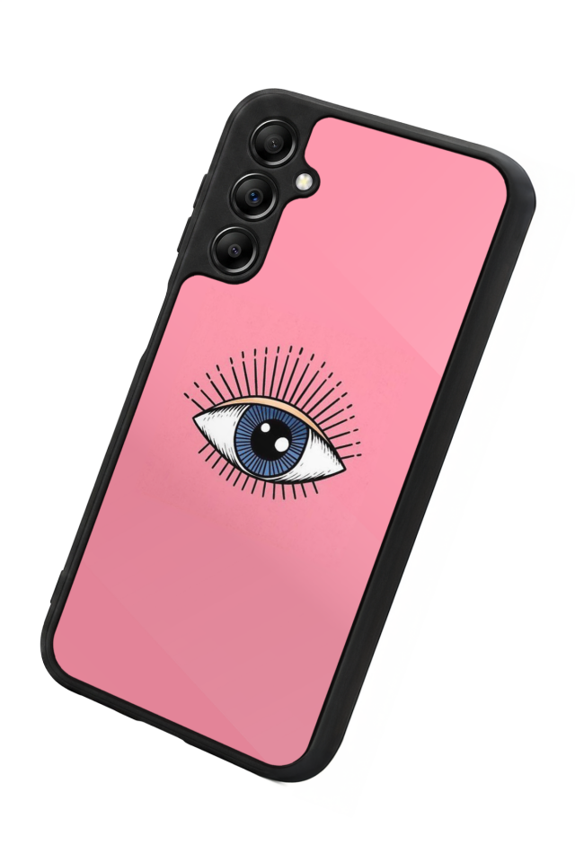 Samsung Galaxy A14 Uyumlu Göz Tasarımlı Glossy Premium Kılıf