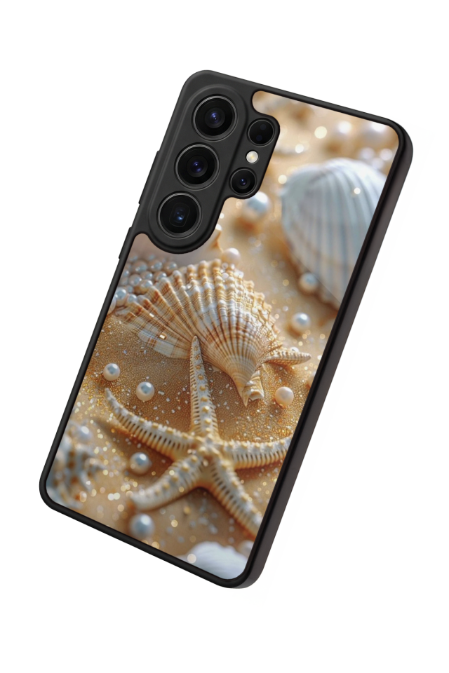 Samsung Galaxy S26 Ultra Uyumlu  İnci Tasarımlı Glossy Premium Kılıf