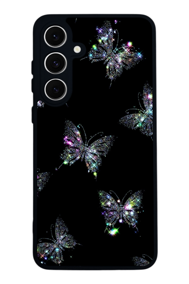 Samsung Galaxy A16 Uyumlu Kelebek Tasarımlı Glossy Premium Kılıf