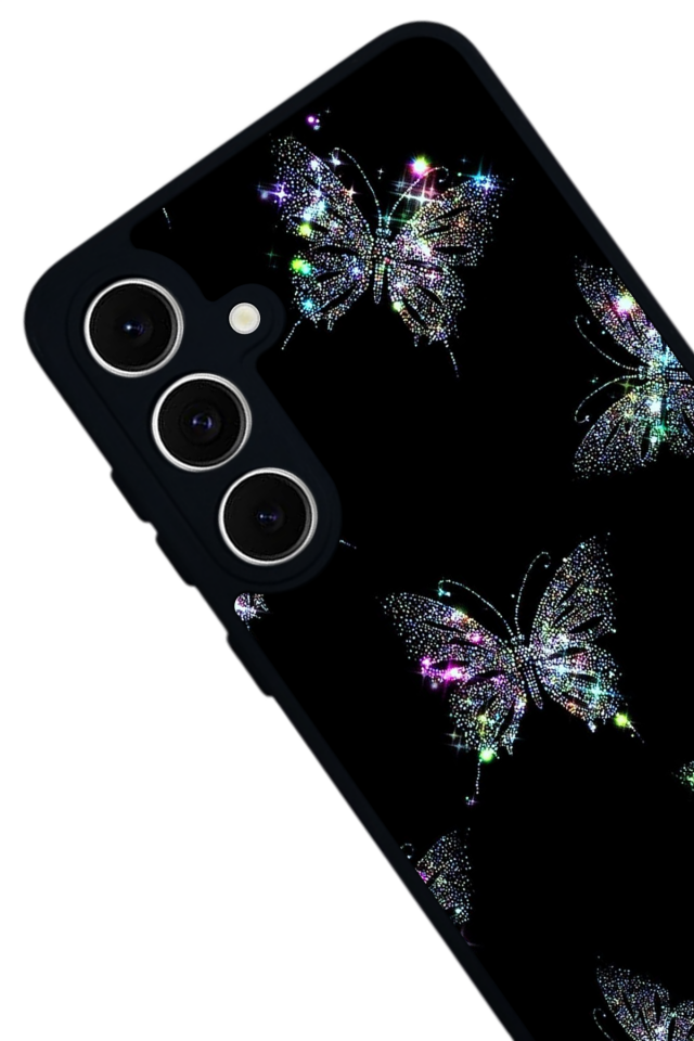 Samsung Galaxy A16 Uyumlu Kelebek Tasarımlı Glossy Premium Kılıf