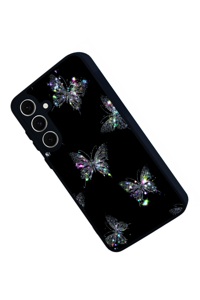 Samsung Galaxy A16 Uyumlu Kelebek Tasarımlı Glossy Premium Kılıf