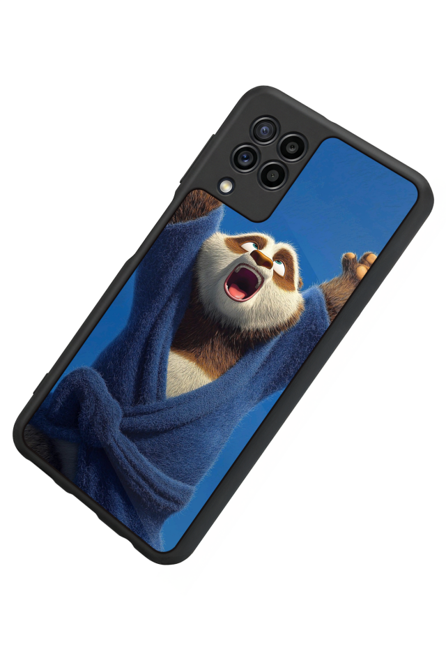Samsung Galaxy M32 Uyumlu Kung Fu Panda Tasarımlı Glossy Premium Kılıf
