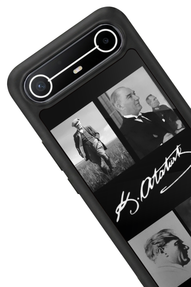 Tecno Spark Slim 5G Uyumlu Mustafa Kemal Ataturk Tasarımlı Glossy Premium Kılıf
