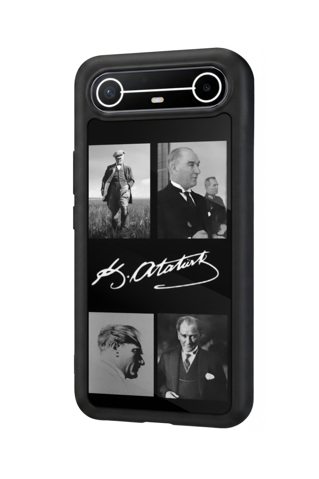 Tecno Spark Slim 5G Uyumlu Mustafa Kemal Ataturk Tasarımlı Glossy Premium Kılıf