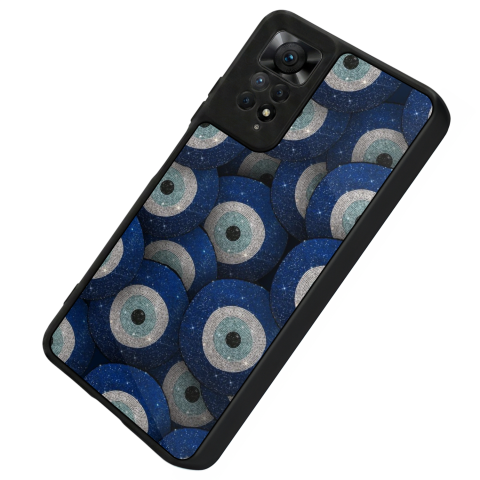 Xiaomi Redmi Note 11 Pro Uyumlu Nazar Tasarımlı Glossy Premium Kılıf