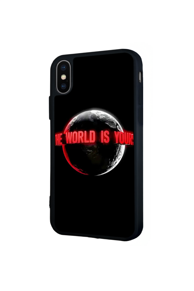 iPhone XS Max Uyumlu Scarface Tasarımlı Glossy Premium Kılıf