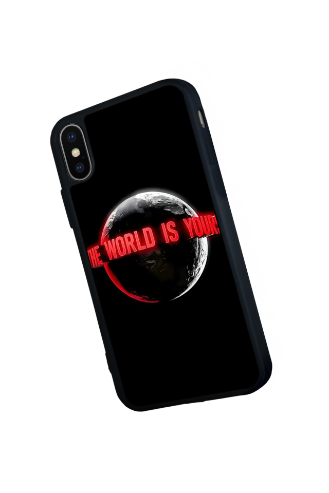 iPhone XS Max Uyumlu Scarface Tasarımlı Glossy Premium Kılıf