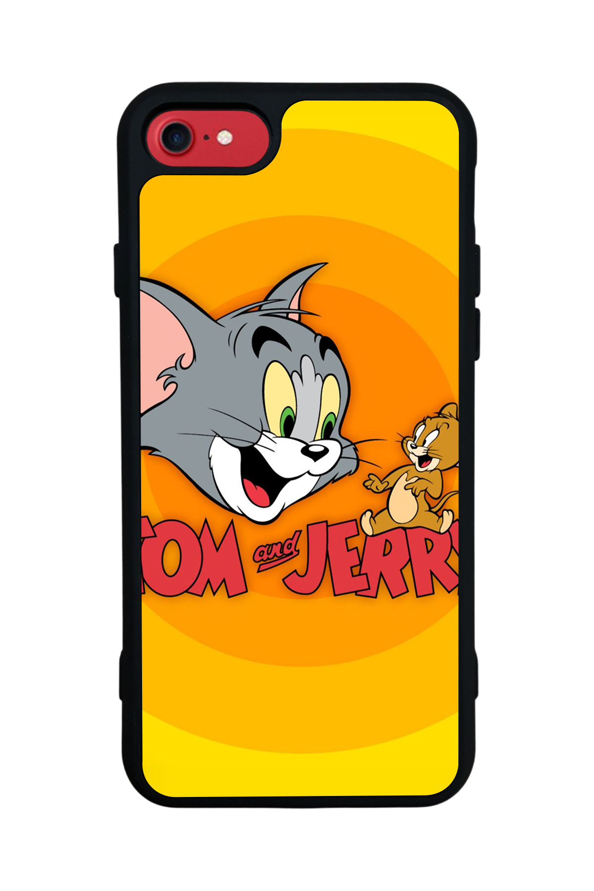 iPhone 8 Uyumlu Tom And Jerry Tasarımlı Glossy Premium Kılıf