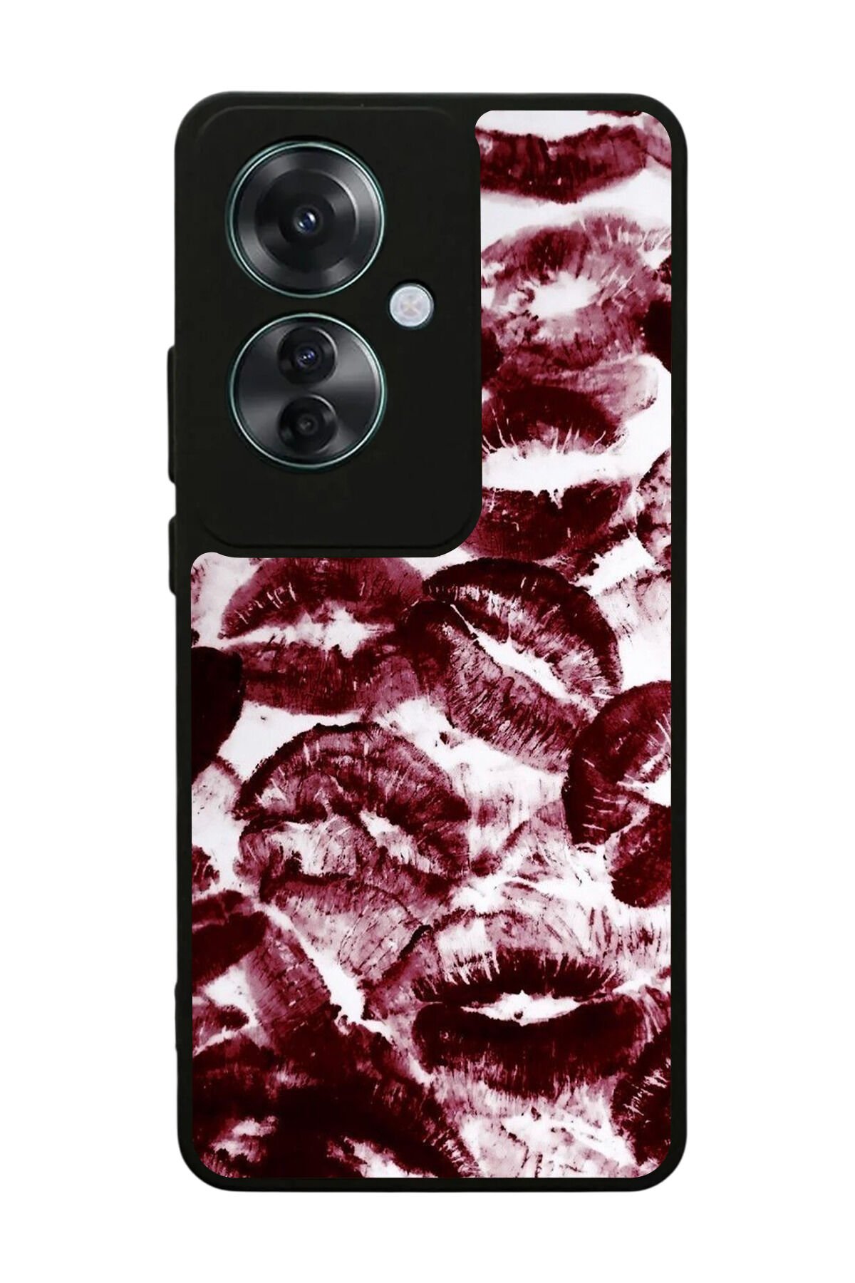 Oppo Reno 11F Uyumlu Dudak Tasarımlı Glossy Premium Kılıf