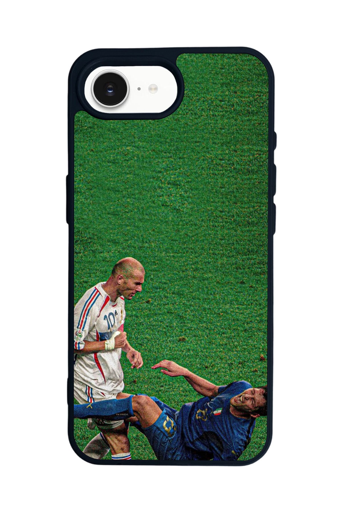 iPhone 16E Uyumlu Zidane Tasarımlı Glossy Premium Kılıf
