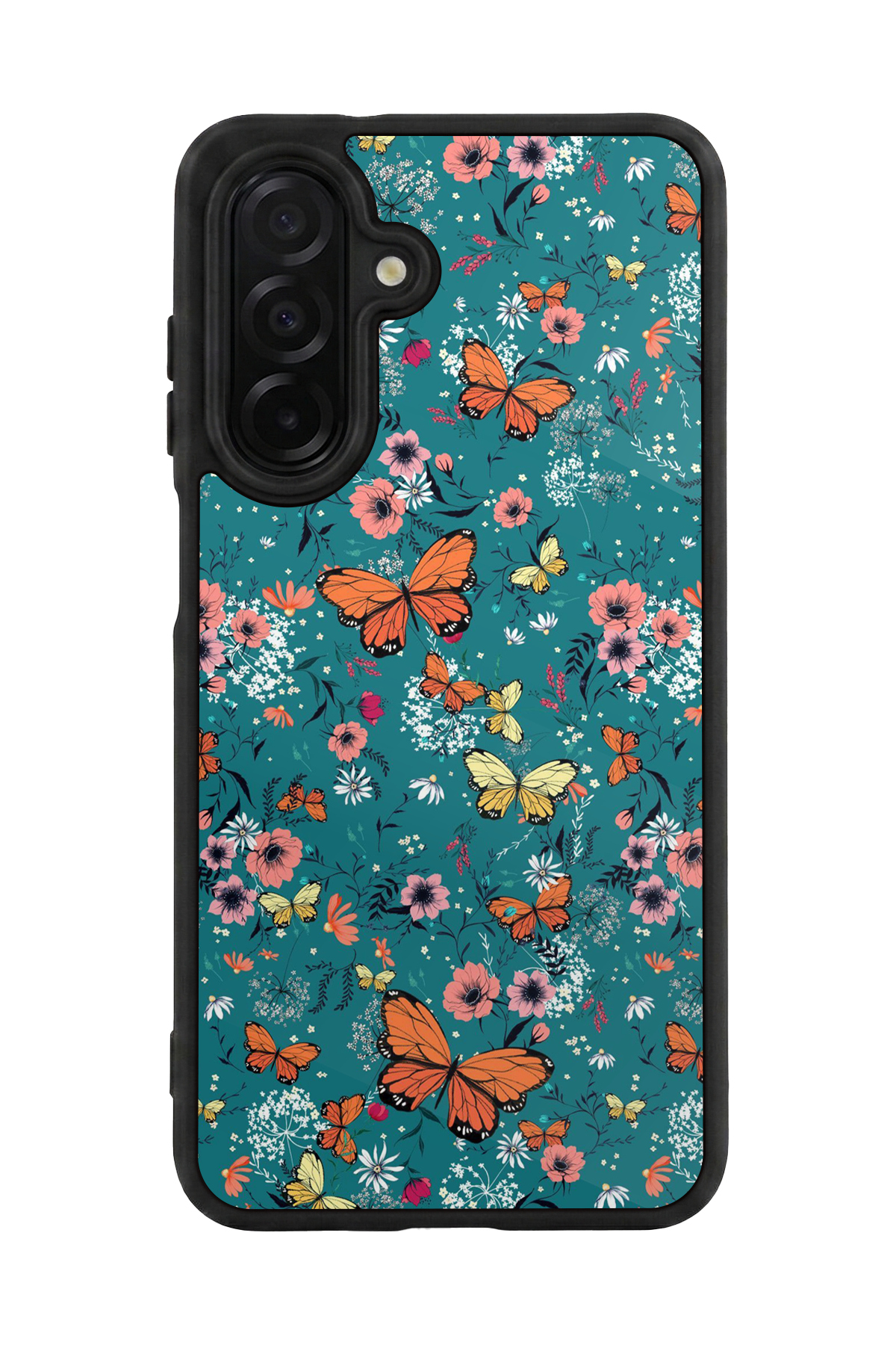 Samsung Galaxy A56 Uyumlu Floral Tasarımlı Glossy Premium Kılıf