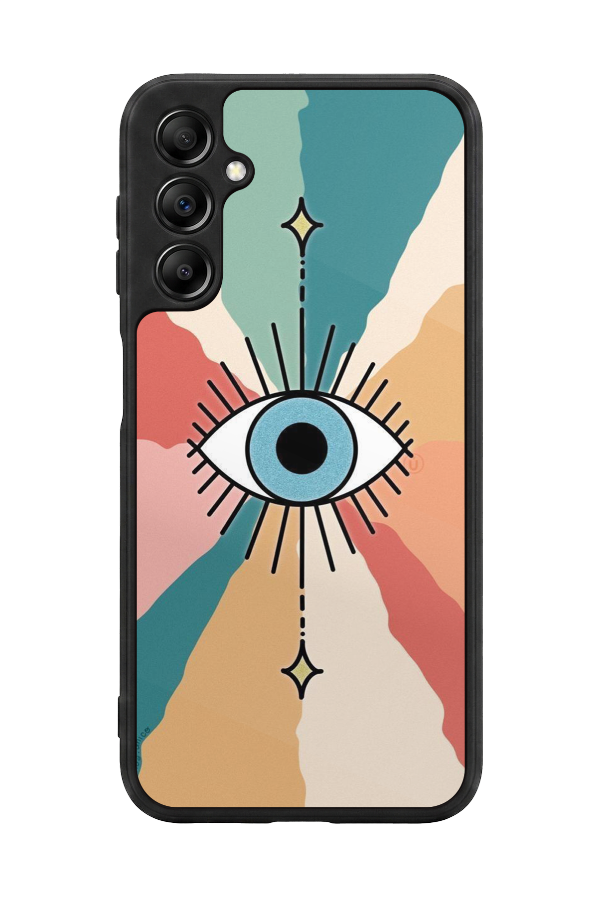 Samsung Galaxy A14 Uyumlu Göz Tasarımlı Glossy Premium Kılıf