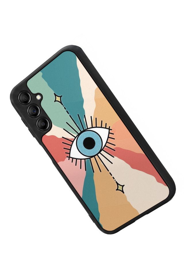 Samsung Galaxy A14 Uyumlu Göz Tasarımlı Glossy Premium Kılıf