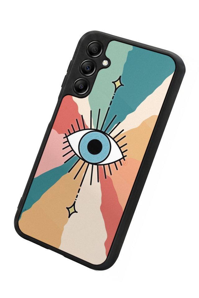 Samsung Galaxy A14 Uyumlu Göz Tasarımlı Glossy Premium Kılıf