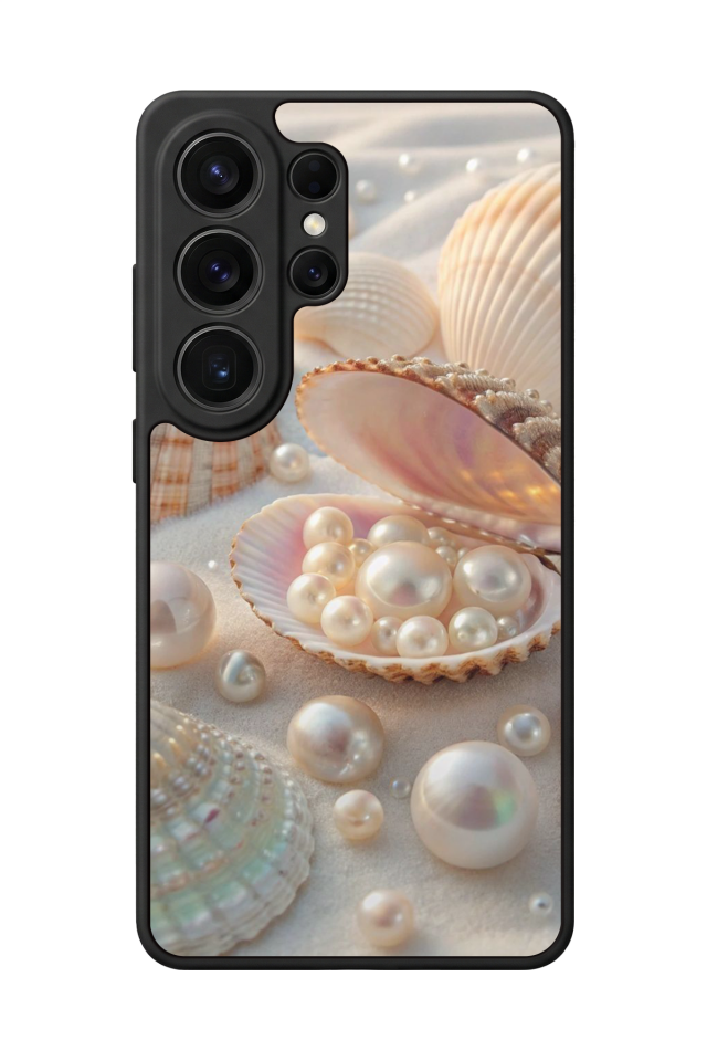 Samsung Galaxy S26 Ultra Uyumlu  İnci Tasarımlı Glossy Premium Kılıf