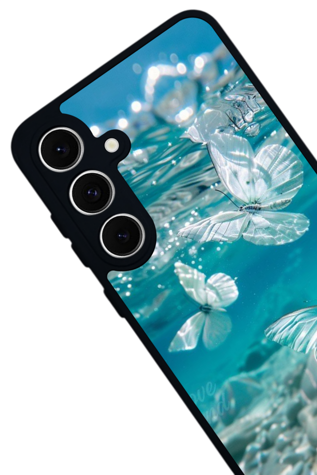 Samsung Galaxy A16 Uyumlu Kelebek Tasarımlı Glossy Premium Kılıf