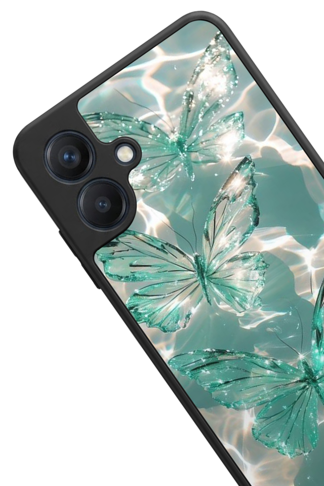 Samsung Galaxy A07 Uyumlu Kelebek Tasarımlı Glossy Premium Kılıf