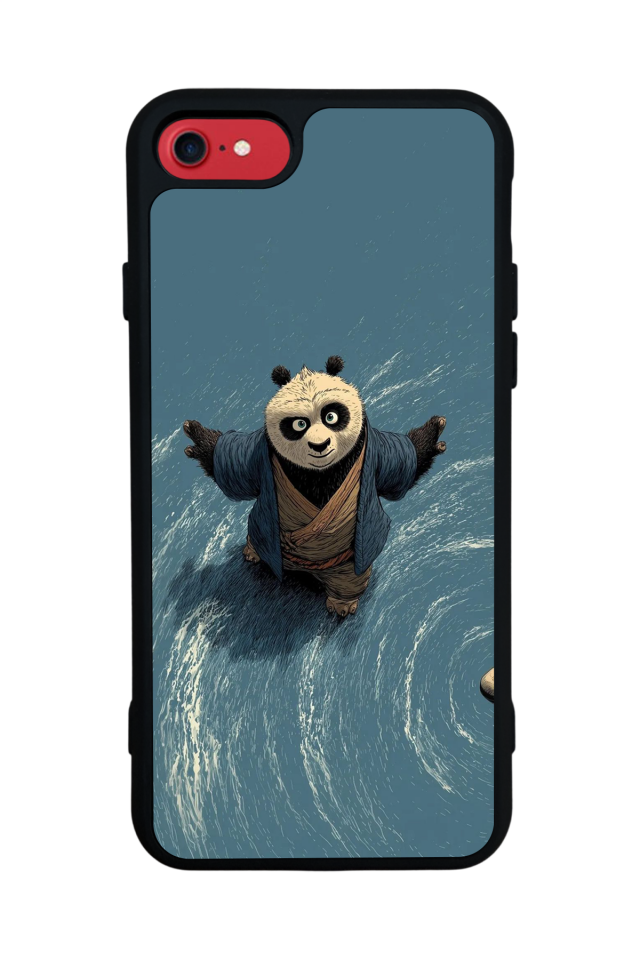 iPhone 7 Uyumlu Kung Fu Panda Tasarımlı Glossy Premium Kılıf